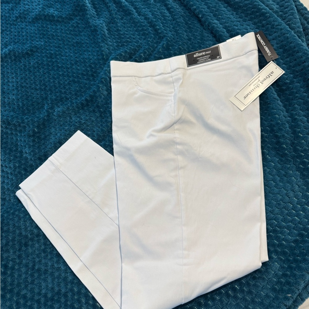 Alfred Dunner White Women's Dress Pants